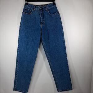 Eddie Bauer Mom Blue Jeans Women's 12 100% Cotton Hi-Rise Denim Vintage‎